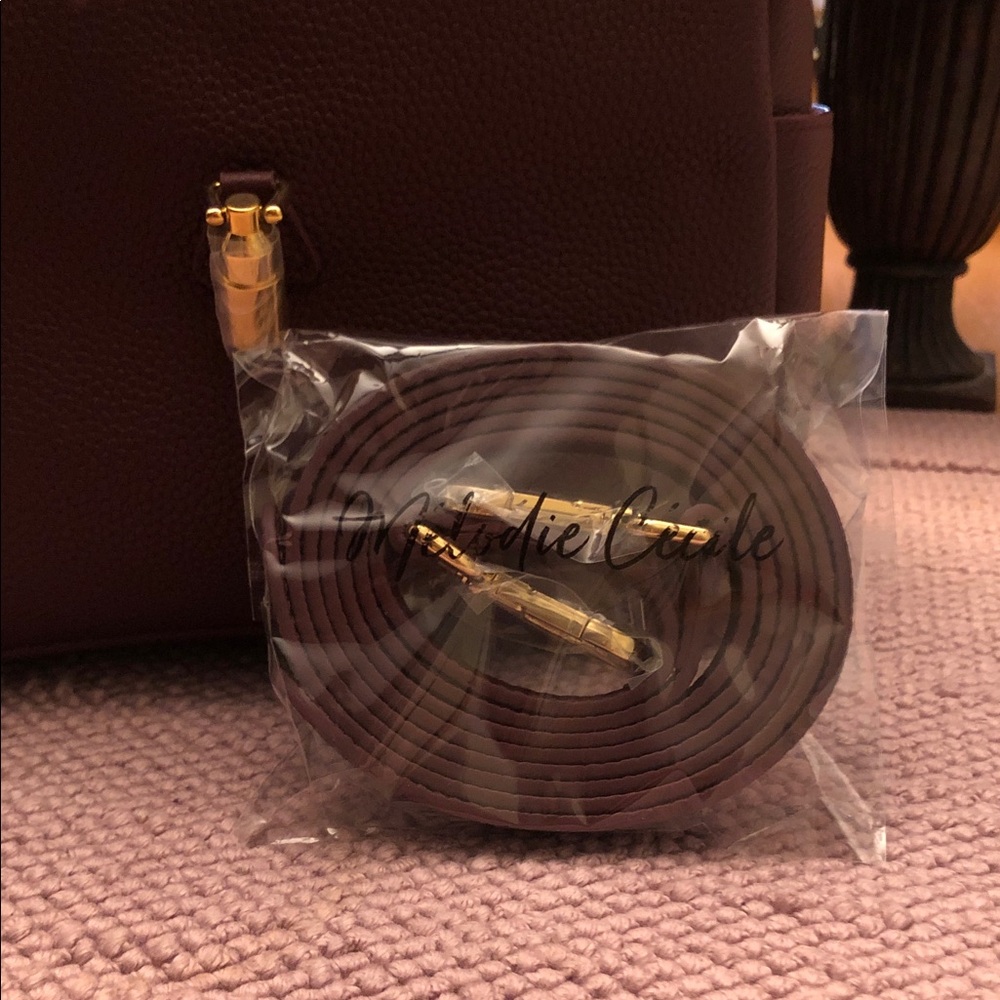 Dress Up Your Purse Togo Leather Backpack Burgandy - Picture 6 of 6